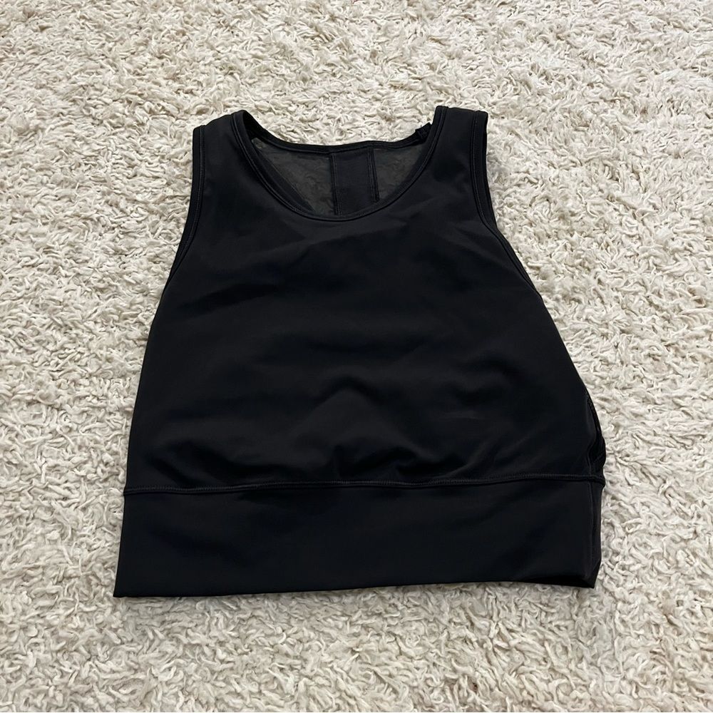Lululemon dark Grey training tank size 6
